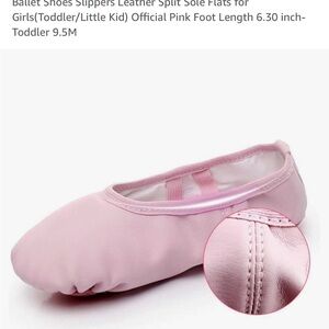 Ballet dance slippers size 9.5